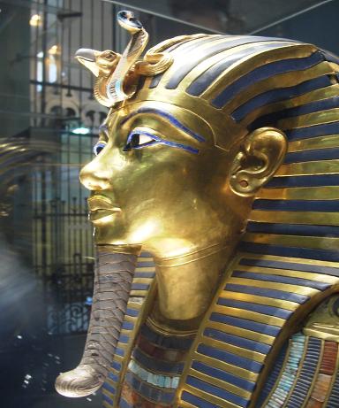 King Tutenkhamun's Gold Burial mask.